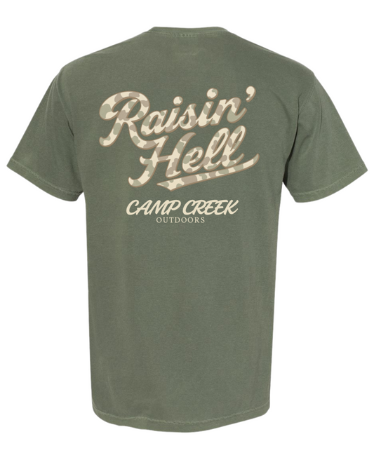 Raisin’ Hell Pocket Tee