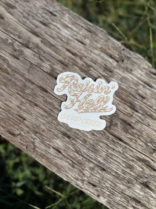 Raisin Hell Sticker
