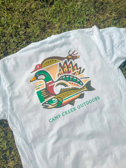 Abstract Game Pocket Tee