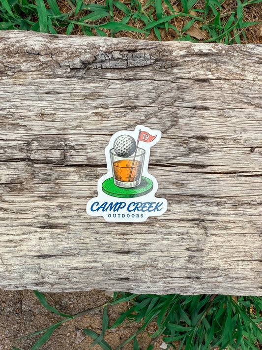 19th Hole Sticker